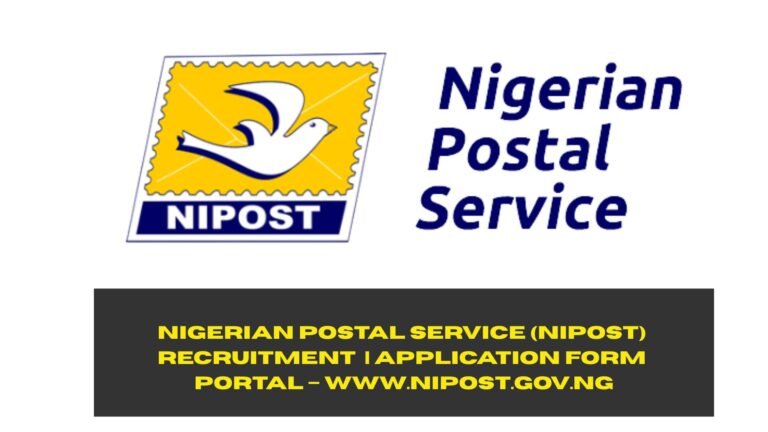 Nigerian Postal Service (NIPOST) Recruitment 2025/2026 | Application Form Portal – www.nipost.gov.ng