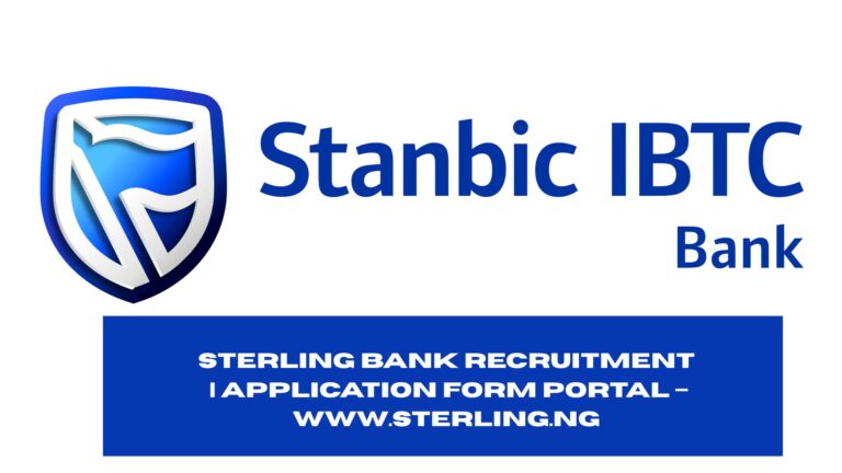 Stanbic IBTC Bank Recruitment 2025/2026 | Application Form Portal – www.stanbicibtcbank.com
