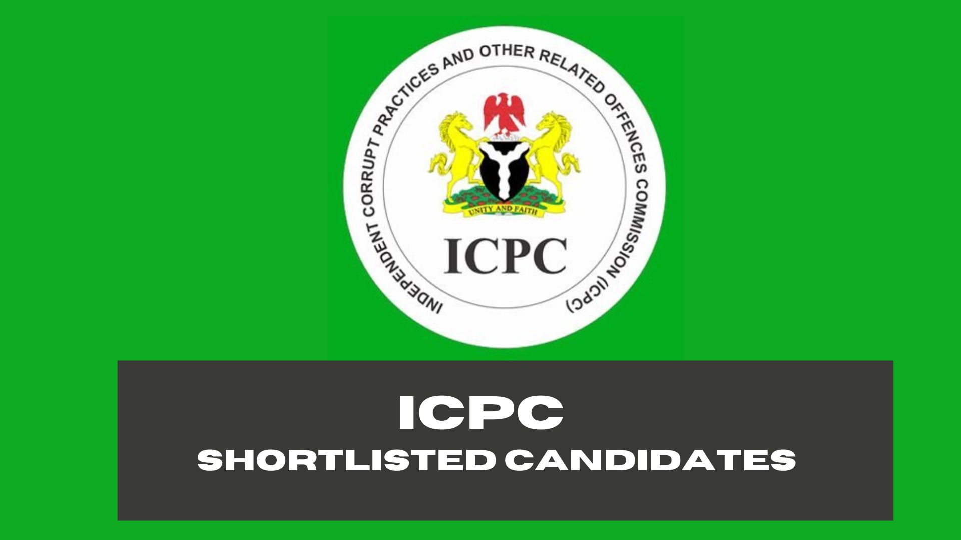 ICPC Recruitment Shortlisted Candidates 2025/2026 | Download PDF