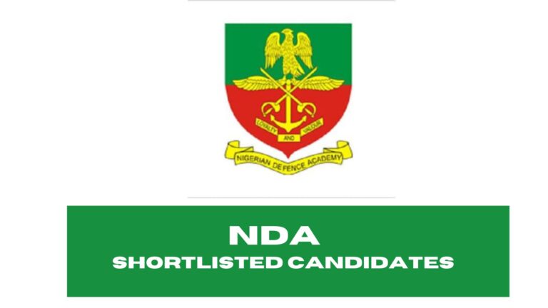 NDA Shortlisted Candidates 2025/2026 | Full PDF Download